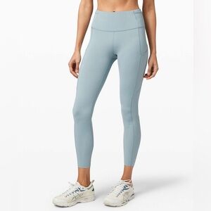 Lululemon Fast and Free Tight II 25" Blue